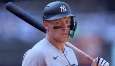 Yankees' Aaron Judge Bloodied By Teammate In Weird Blunder