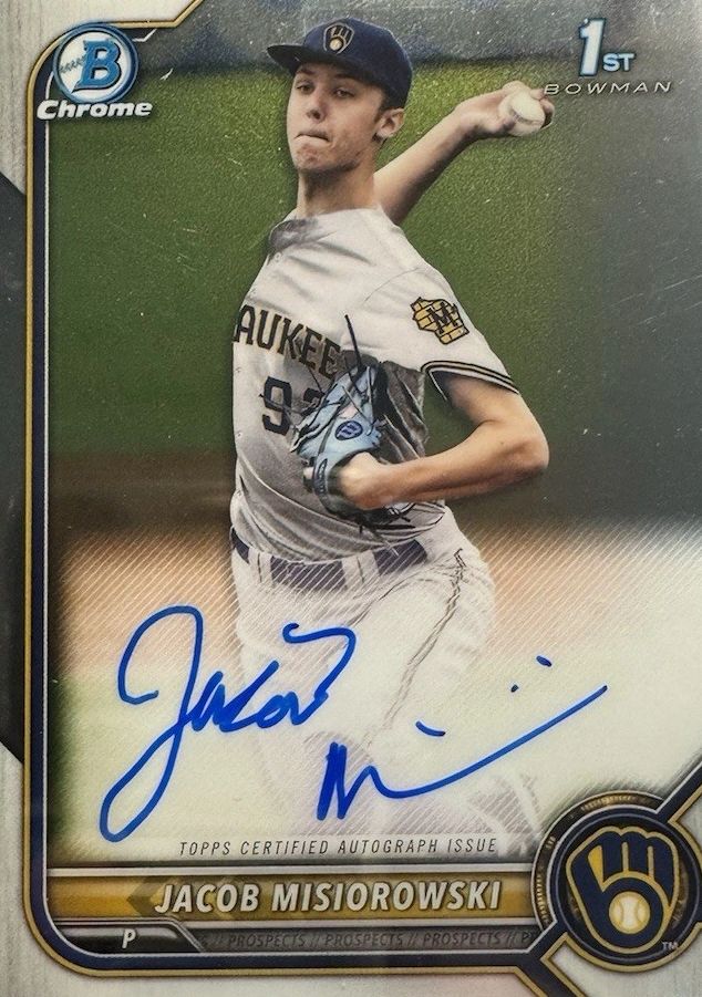 Collectors Watching as Brewers SP Jacob Misiorowski Ks 12 Dodgers
