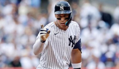 Yankees' Aaron Judge hits 350th career home run, becoming quickest in MLB history to hit historic total