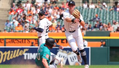 Seattle Mariners beat MLB-leading Detroit Tigers 8-4, sweeping 3-game series before All-Star break