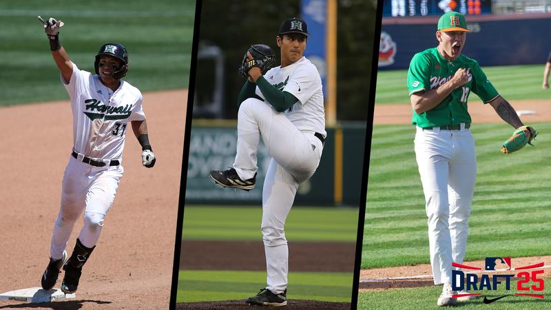 Three Rainbow Warriors Selected in MLB Draft
