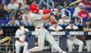 Trea Turner hits leadoff homer to help Phillies to 5-2 win over the Marlins