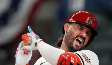 Diamondbacks' Eugenio Suárez is hit by a pitch on left hand at All-Star Game; X-rays are negative