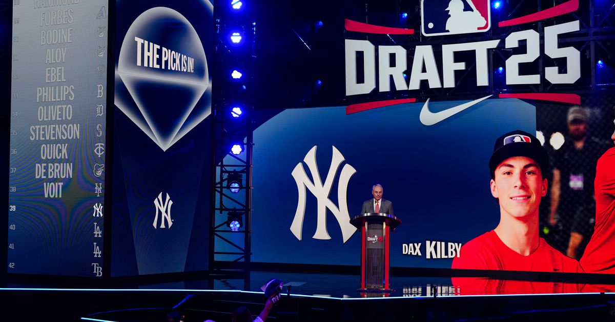 2025 MLB Draft: Yankees sign first-round pick Dax Kilby, 17 total thus far