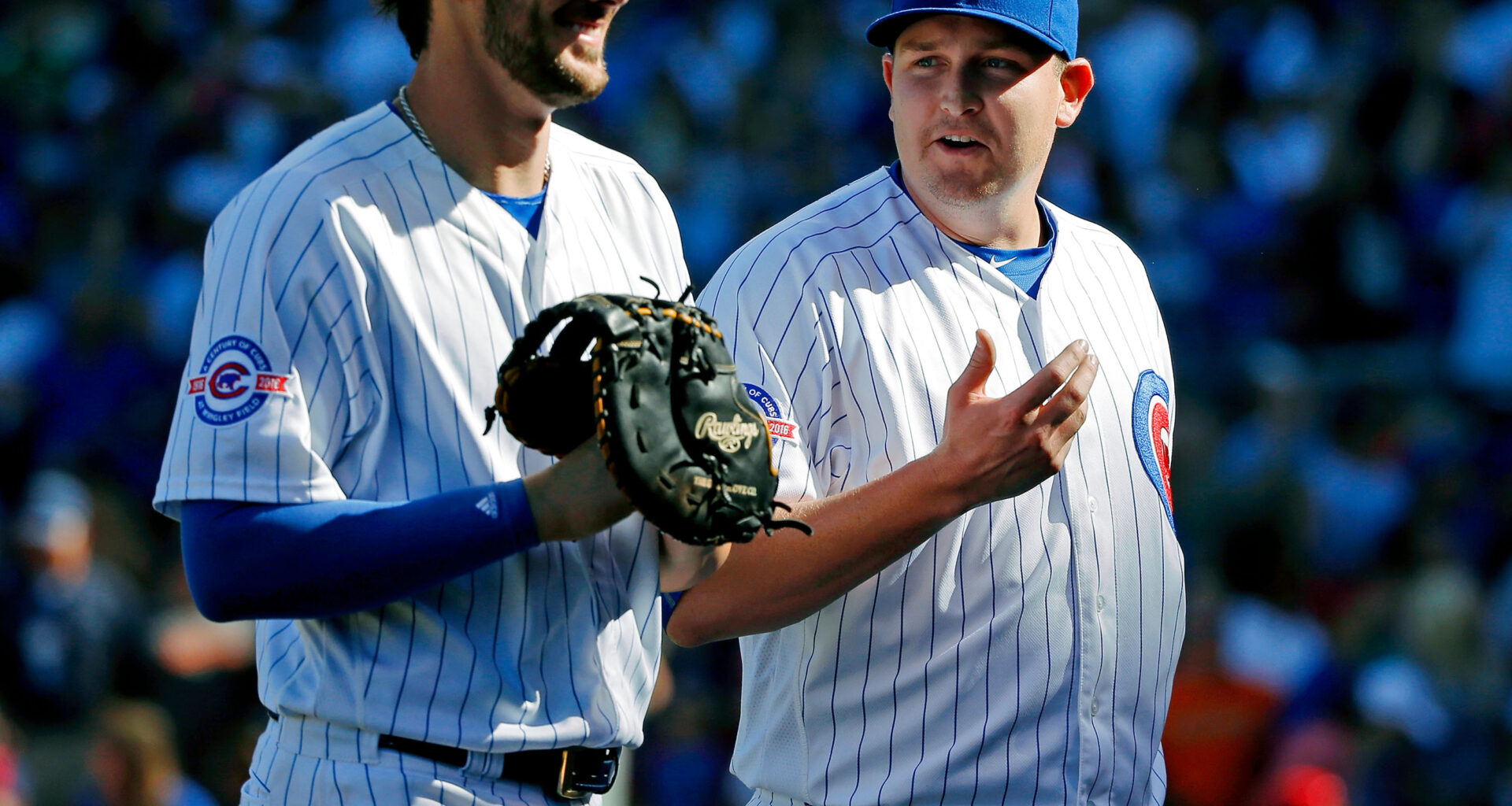 Cubs Trevor Cahill Kris Bryant