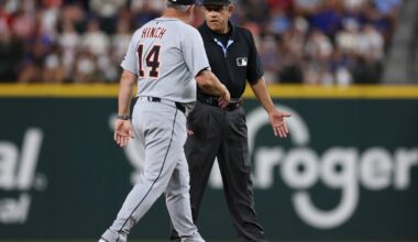Texas Rangers DH Kyle Higashioka almost put out twice by Detroit Tigers All-Stars in strange sequence