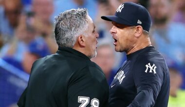 Yankees commit four errors in loss, drop series to Blue Jays