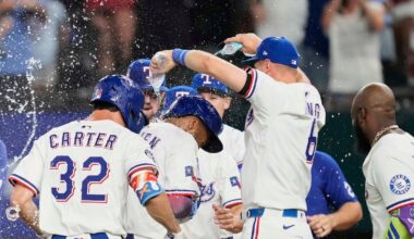 Marcus Semien walks it off as Rangers beat Braves to keep hot streak going