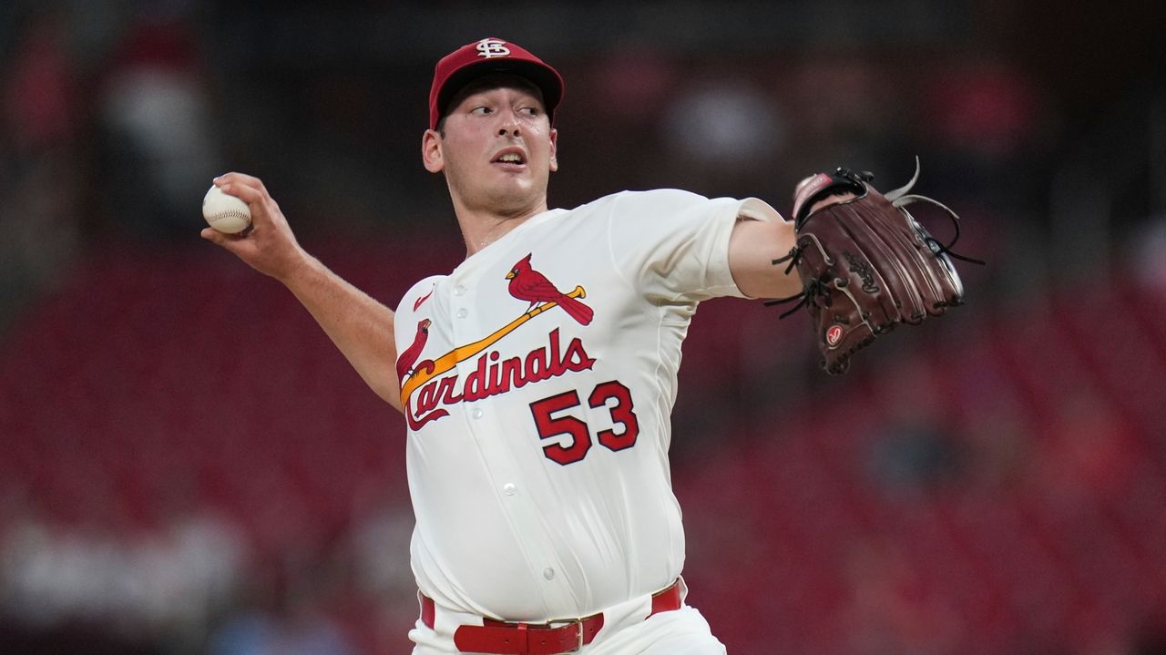 Cardinals' Andre Pallante takes a no-hit bid into the 6th inning vs. Marlins