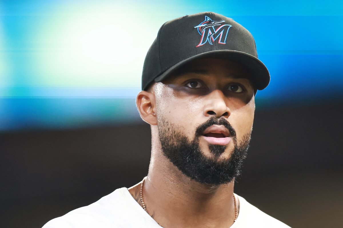 Miami Marlins pitcher Sandy Alcántara