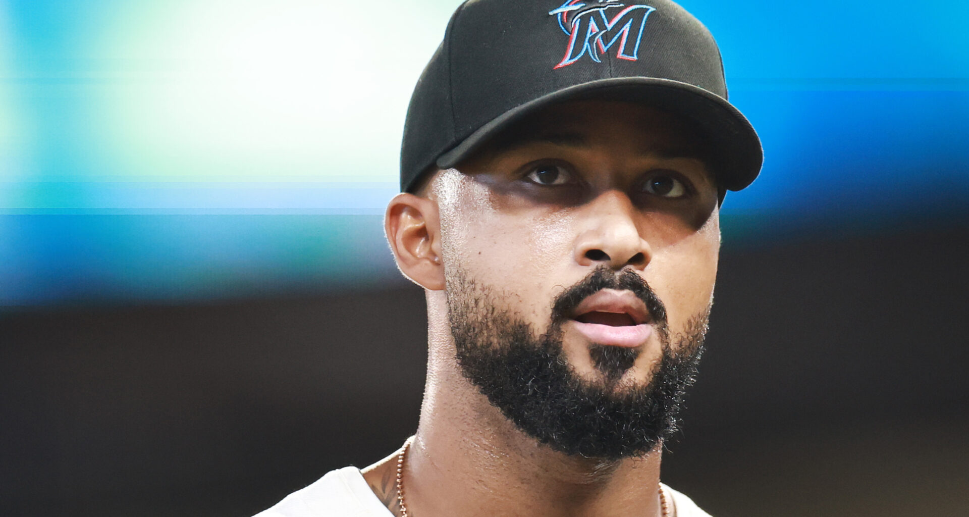 Miami Marlins pitcher Sandy Alcántara