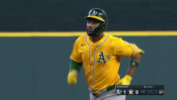 Andujar, Langeliers homer in 1st, A's beat Astros 7-1 to complete series sweep