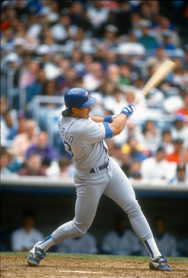 Canseco was a fearsome hitter in his heyday