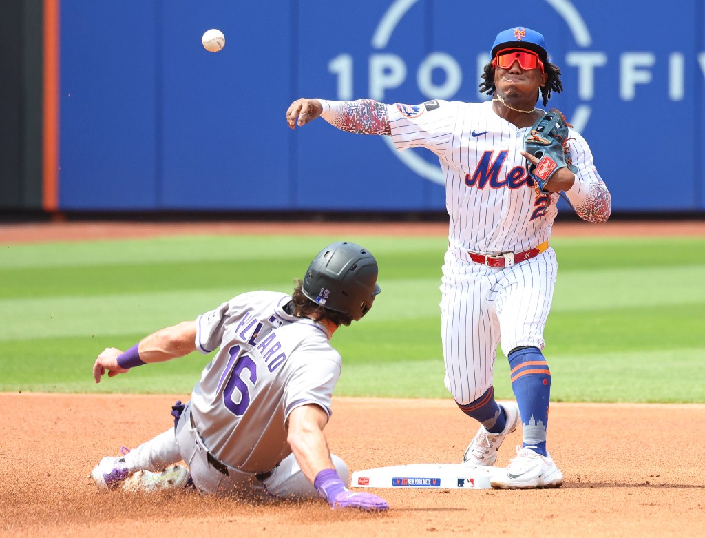 The Mets are calling up Luisangel Acuna (2) before Thursday's doubleheader against the Orioles.