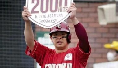 Eagles’ Asamura Joins 2,000-Hit Club