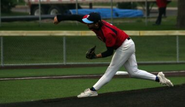 Brookings’ Jake Amann throws a pitch during a game against the Sioux Falls Brewers in Brookings on Wednesday night. Ammann threw five shuout innings in the Cubs’ 5-2 victory.