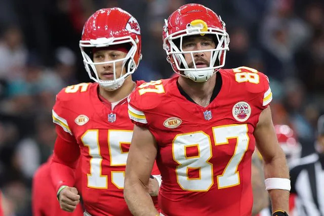 Ralf Ibing - firo sportphoto/Getty Patrick Mahomes' and Travis Kelce's homes were burglarized last year.