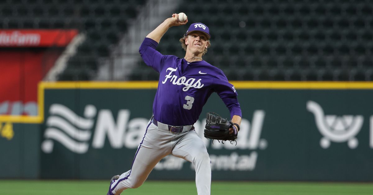 Baseball: TCU RHP Caedmon Parker selected by Chicago White Sox in 15th Round of 2025 MLB Draft