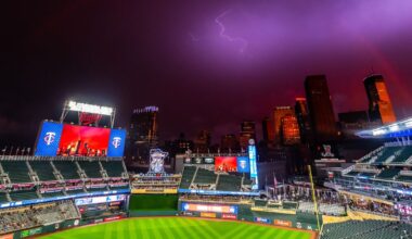 Red Sox Twins Rain Delay Info: Teams racing a line of severe thunderstorms to the finish