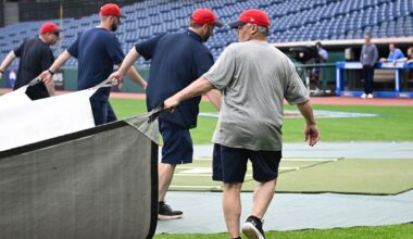 Rockies at Guardians Rain Delay Updates