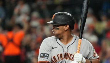 Devers strikes out for times in SF Giants’ 4-2 loss to D-Backs