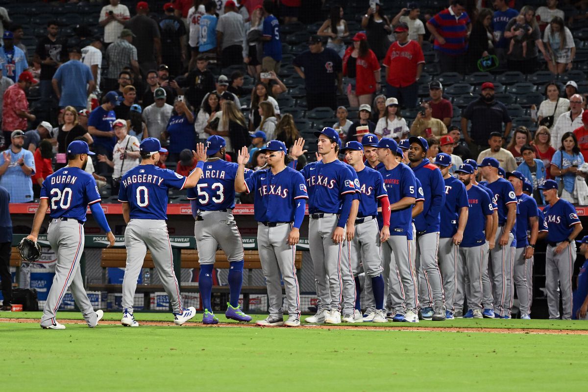 MLB: JUL 10 Rangers at Angels