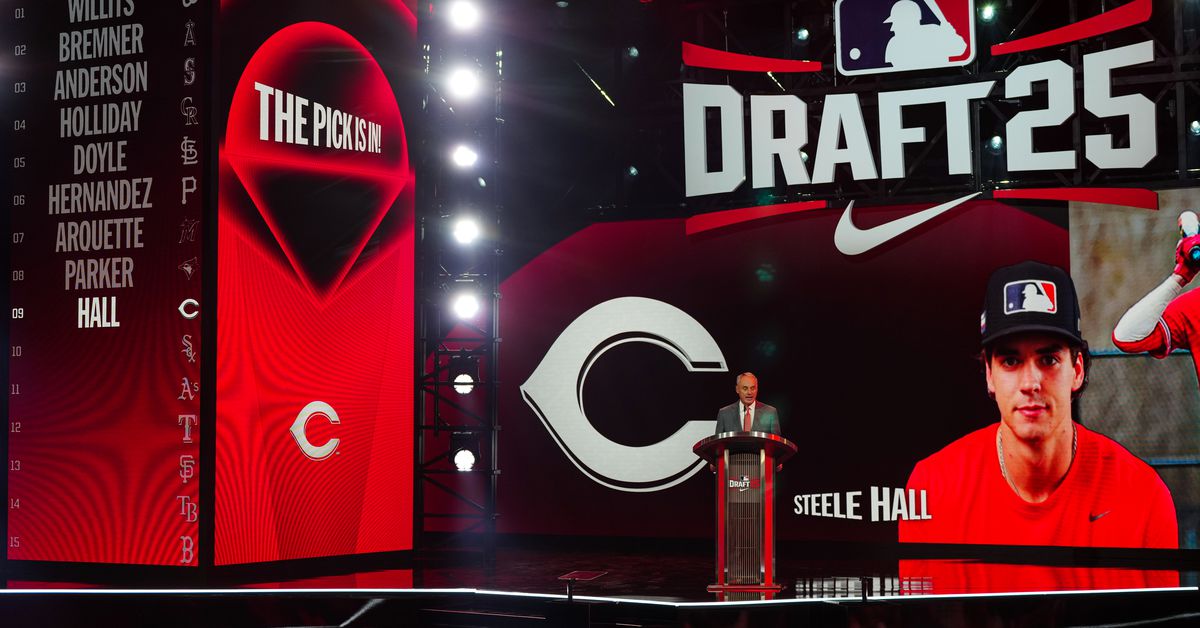 Cincinnati Reds sign 1st round pick Steele Hall