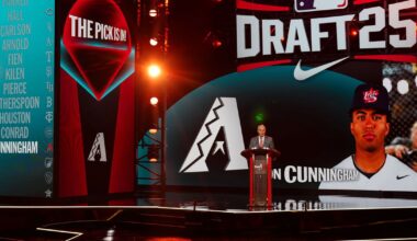 Texas SS commit Kayson Cunningham selected No. 18 by the Arizona Diamondbacks