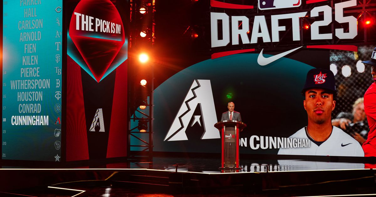 Texas SS commit Kayson Cunningham selected No. 18 by the Arizona Diamondbacks