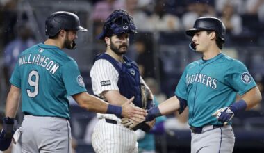 Mariners lose to Yankees, 9-6, but Cole Young hits first MLB home run