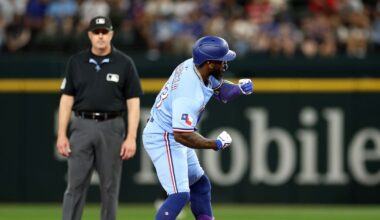 Game No. 101 - Athletics at Texas Rangers