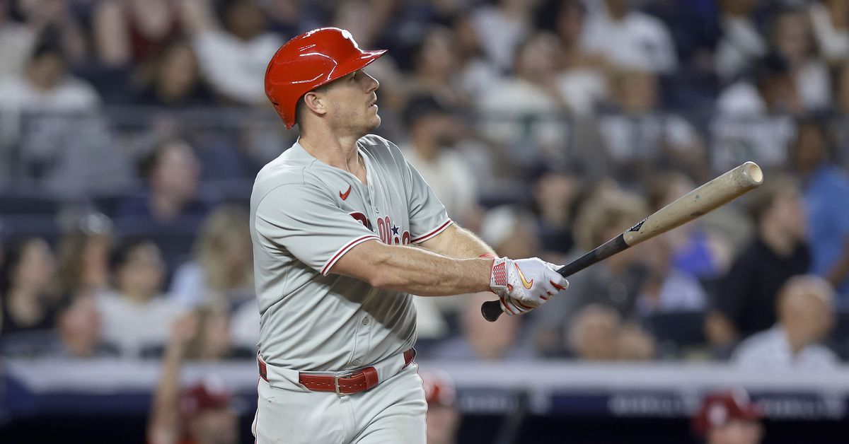 With J.T. Realmuto hitting well, does that lessen the need for a bat?