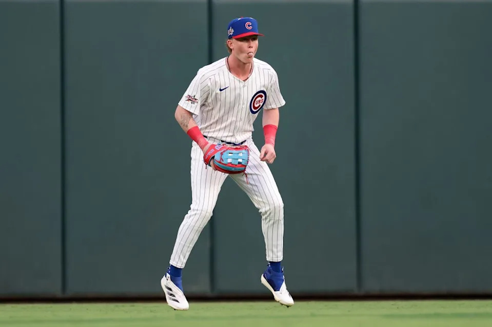 Pete Crow-Armstrong of the Chicago Cubs defends his position during the first inning of the MLB All-Star Game at Truist Park on July 15, 2025 in Atlanta, Georgia. Getty Images