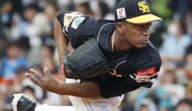 Radio Havana Cuba | Lions Break Liván Moinelo's Undefeated Streak in Japanese Baseball