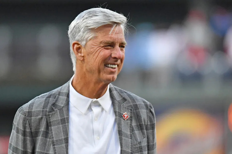 Philadelphia Phillies President of Baseball Operations Dave Dombrowski before the game against the Miami Marlins at Citizens Bank Park.Eric Hartline-Imagn Images