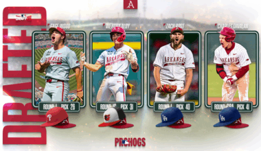 Program-Record Four Razorbacks Selected in First Round on Day One of MLB Draft