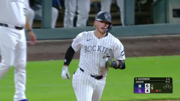 Victor Caratini's 3rd career grand slam leads the Astros past the Rockies 6-5