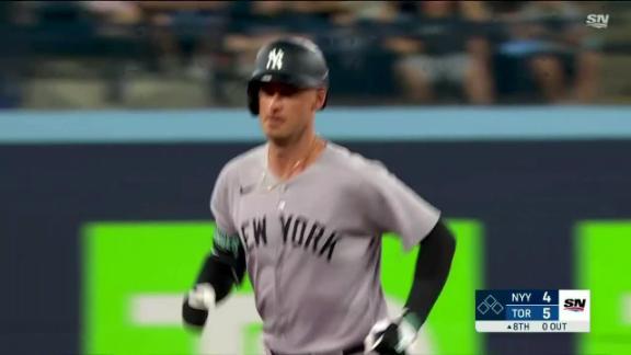 Guerrero breaks tie with 2-run single in 6th and Blue Jays beat Yankees 5-4