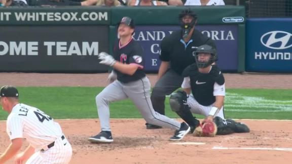 Manzardo has tiebreaking HR, Kwan adds 2 RBIs as Guardians beat White Sox 6-2