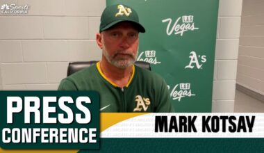 Mark Kotsay proud of how Athletics battled in extra-innings win – NBC Sports Bay Area & California