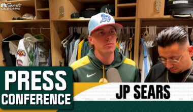 Athletics’ JP Sears discusses stellar outing in win over Giants – NBC Sports Bay Area & California