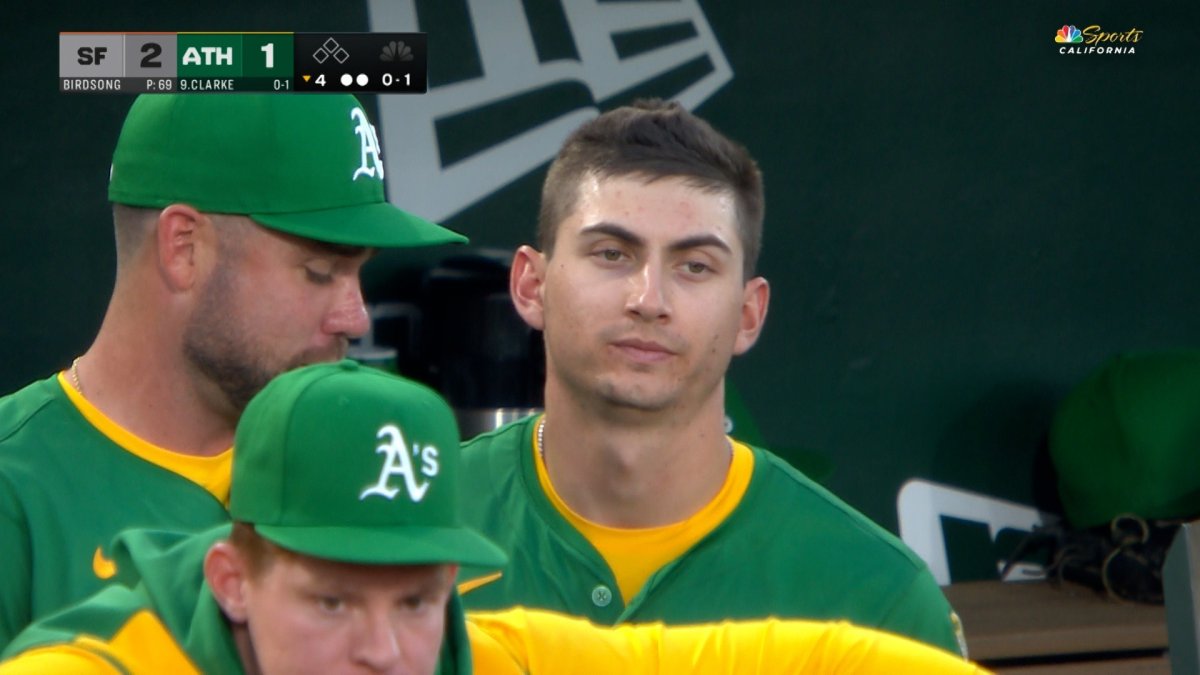 Tyler Soderstrom’s solo shot logs Athletics’ first run vs. Giants – NBC Sports Bay Area & California