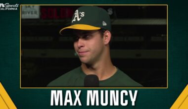 Max Muncy hopes Athletics ‘grow together’ after win vs. Braves – NBC Sports Bay Area & California
