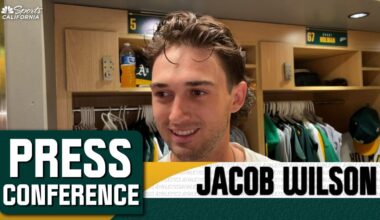 Jacob Wilson updates injury after suffering contusion vs. Braves – NBC Sports Bay Area & California