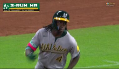 Lawrence Butler gives Athletics insurance with three-run home – NBC Sports Bay Area & California