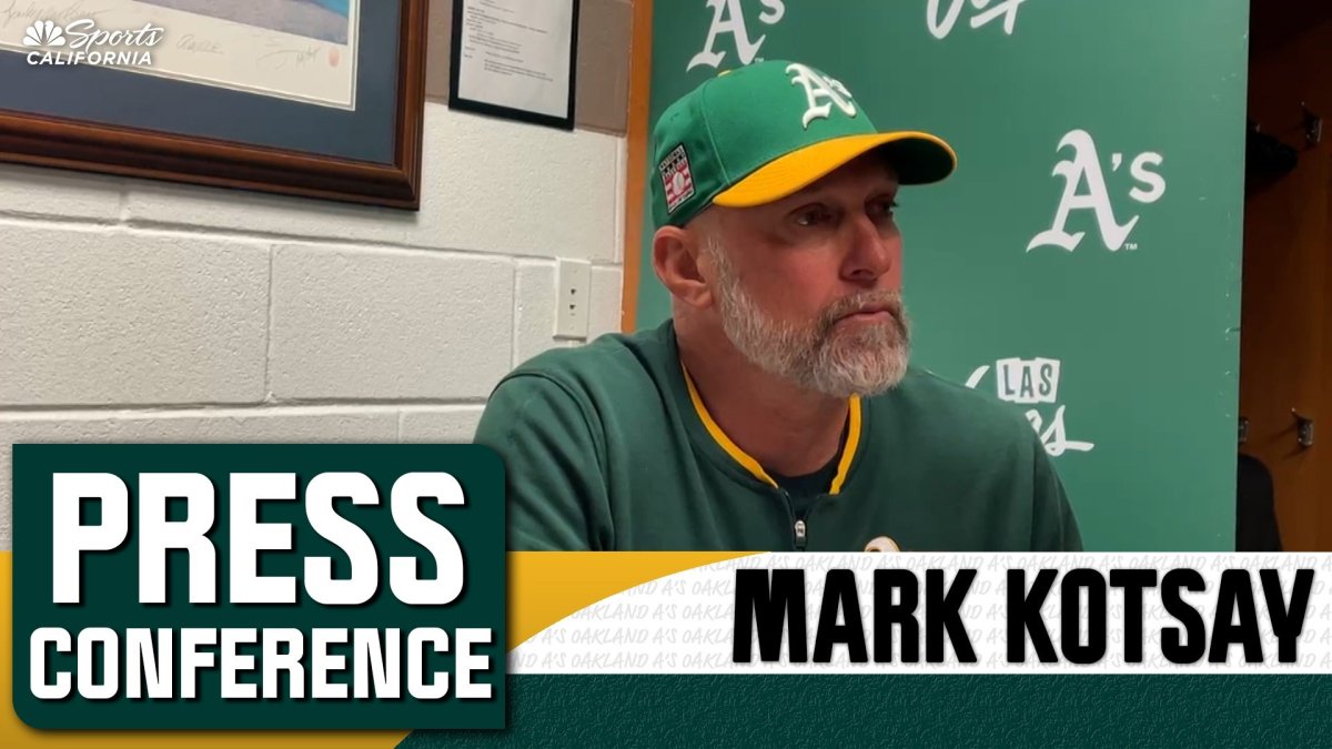 Mark Kotsay impressed by Athletics’ mindset in sweep vs. Astros – NBC Sports Bay Area & California