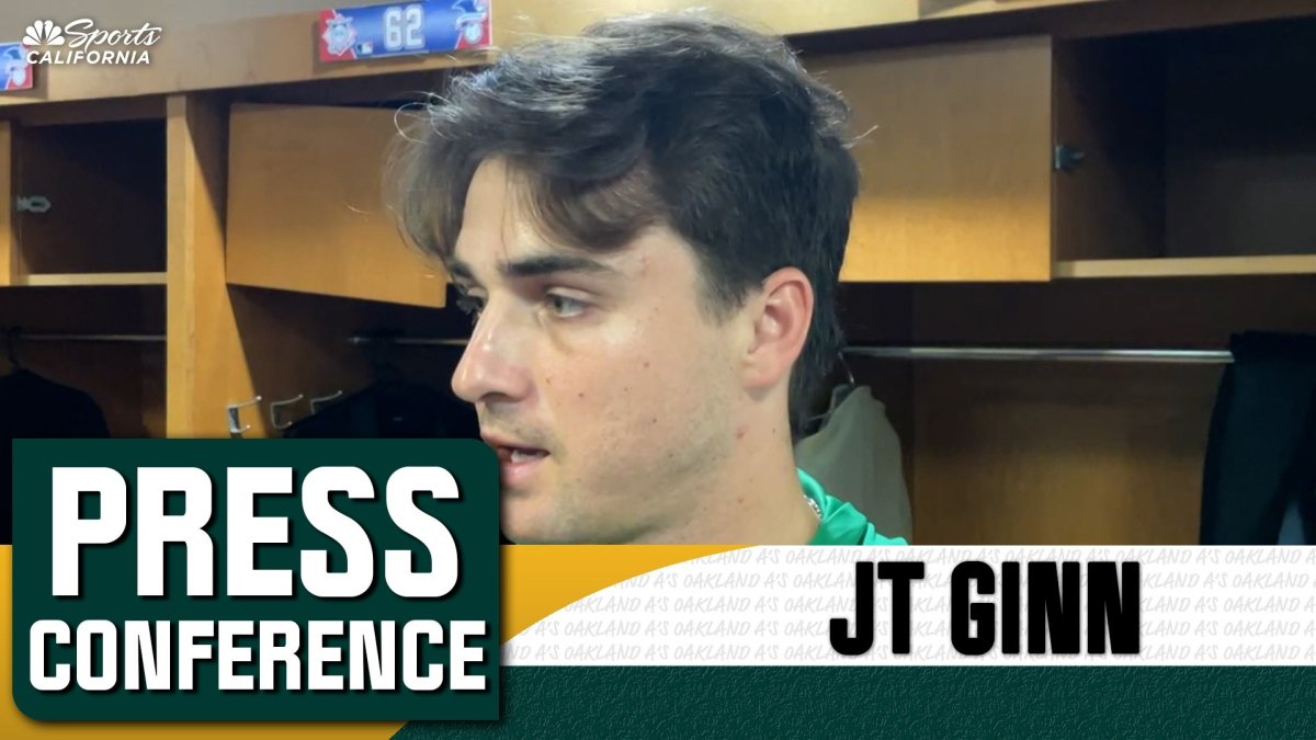 J.T. Ginn confidently states Athletics can ‘win a lot of games’ – NBC Sports Bay Area & California