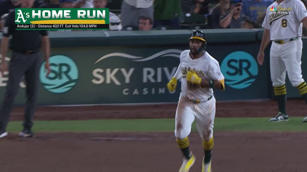 Miguel Andujar’s second homer of game extends Athletics’ lead – NBC Sports Bay Area & California