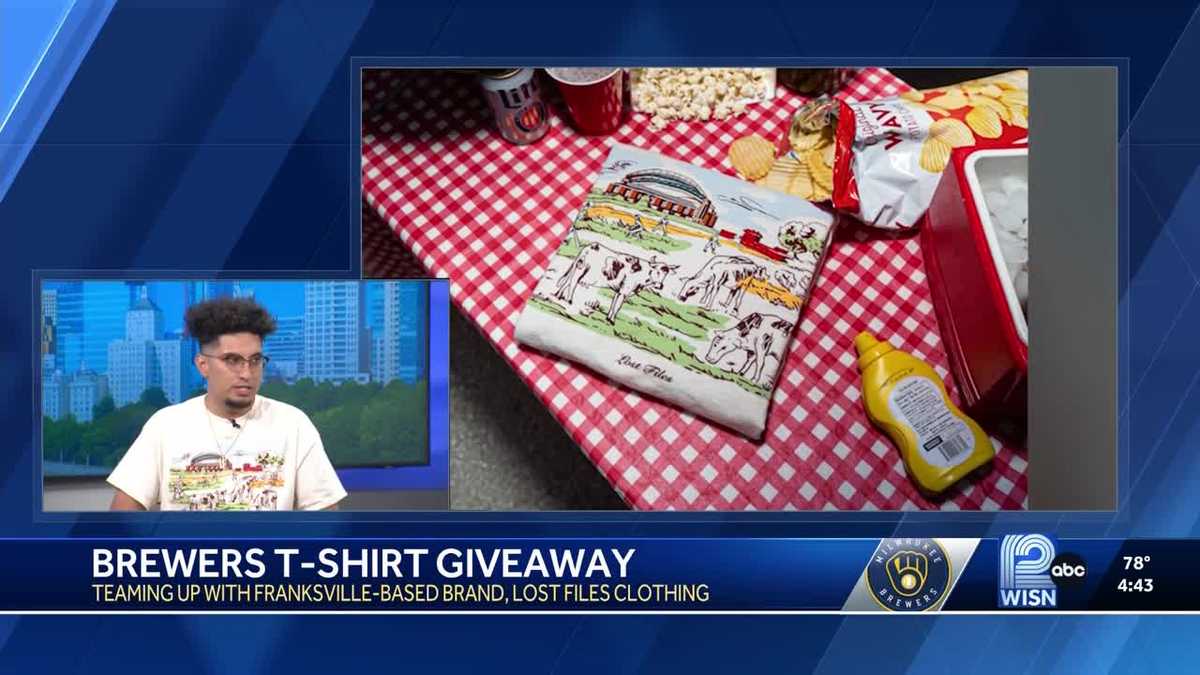 Milwaukee Brewers team up with Franksville artist on free t-shirt design
