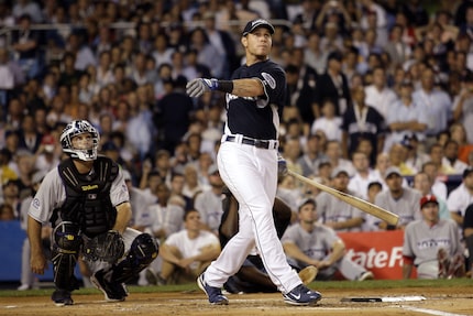 Texas Rangers' Josh Hamilton swings at the ball during the Major League Baseball All-Star...
